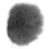 Furry Windscreen for Lavalier Microphone Grey Clip-On Artificial Fur Mic Muff 5