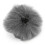 Furry Windscreen for Lavalier Microphone Grey Clip-On Artificial Fur Mic Muff 13
