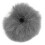 Furry Windscreen for Lavalier Microphone Grey Clip-On Artificial Fur Mic Muff 14