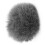 Furry Windscreen for Lavalier Microphone Grey Clip-On Artificial Fur Mic Muff 16