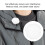 Furry Mic Windscreen Lavalier Microphone Wind Muff White Clip On Artificial Fur 8