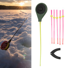 Mini Ice Fishing Rod Kit with Tip - 14cm Portable Winter Tackle