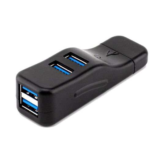 2X USB 3.0 HUB Adapter Extender  Splitter Box 4  for PC Laptop Mobile Phone High Speed U Disk Reader 2
