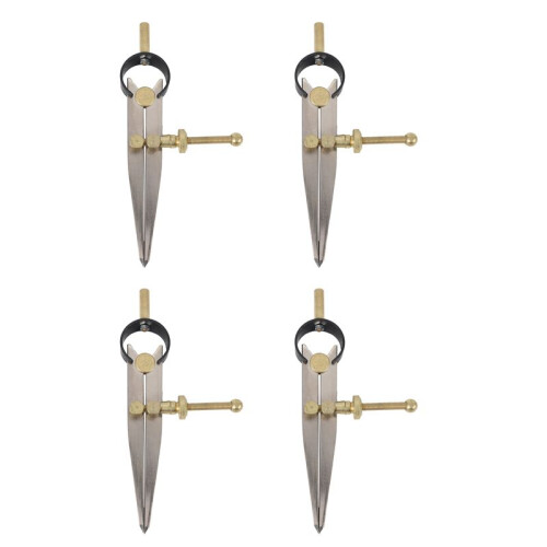 4X Leather  Rotating  Tool Diy Wing Divider Adjustable Steel Leather  Making Rotating Tool