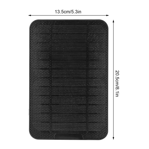 Portable 4W 6V Monocrystalline Solar Panel with USB Output, IP65 Waterproof 1