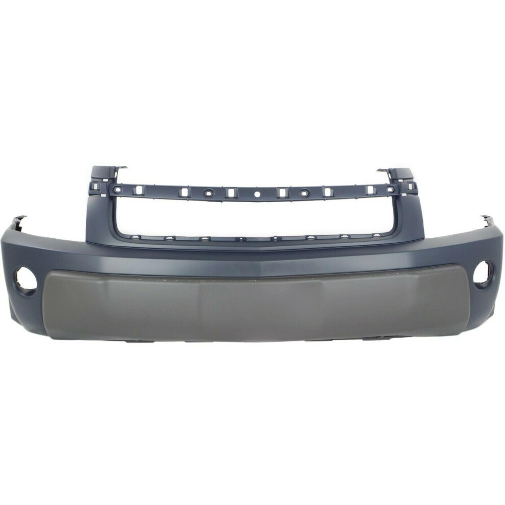 Front Bumper Cover For Chevy Equinox 20052006 Ls Lt Replacement Primed Paintready With Fog Holes Light 9073542757887