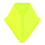 5pcs Yellow Plastic Soccer Training Cones, Durable Road Markers 6