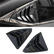 Window Louvers for Lexus ES 20182023 Matte Black Rear Window Cover CustomFit Design Privacy Upgrade