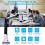 3X Document Camera for Teachers, Portable USB Document Camera Scanner with Stand 8MP HD A4 Format Doc Cam Photo Scanner 3