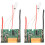 4St PCB-Kretsmodulkortsdelar 18V Batterichipskretskortsbyte för  BL1830 BL1840 BL1850 LXT400 2