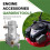 Replacement Carburetor Kit for Briggs & Stratton 390323 7HP 8HP 9HP Horizontal Engine Accessories Garden Tools 5