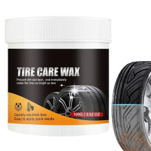 Tire Shine Restorer Wax 100g Gloss Protective Coating for Car SUV Truck Motorcycle