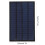 Portable Solar Panel 2.5W 18V for Devices 14