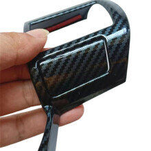Car Steering Wheel Trim Sticker Carbon Fiber Car Interior Accessories for Fortuner 2018-2023