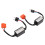 2Pcs 35W LED Resistor Ceramic Head 12V for H4 Negative Conversion Easy Fit 2