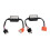 2Pcs 35W LED Resistor Ceramic Head 12V for H4 Negative Conversion Easy Fit 12