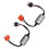 2Pcs 35W LED Resistor Ceramic Head 12V for H4 Negative Conversion Easy Fit 14