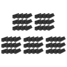 60 PièCes Panneaux Acoustiques PièGe à Basses Coin Studio Mousse Isolation Phonique Pad Panneau Mural Bloc D'Angle pour Studio ou ThéÂTre