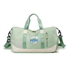 Gym Bag Waterproof Tote with Shoe Compartment Multifunction Travel Backpack for Sports Green