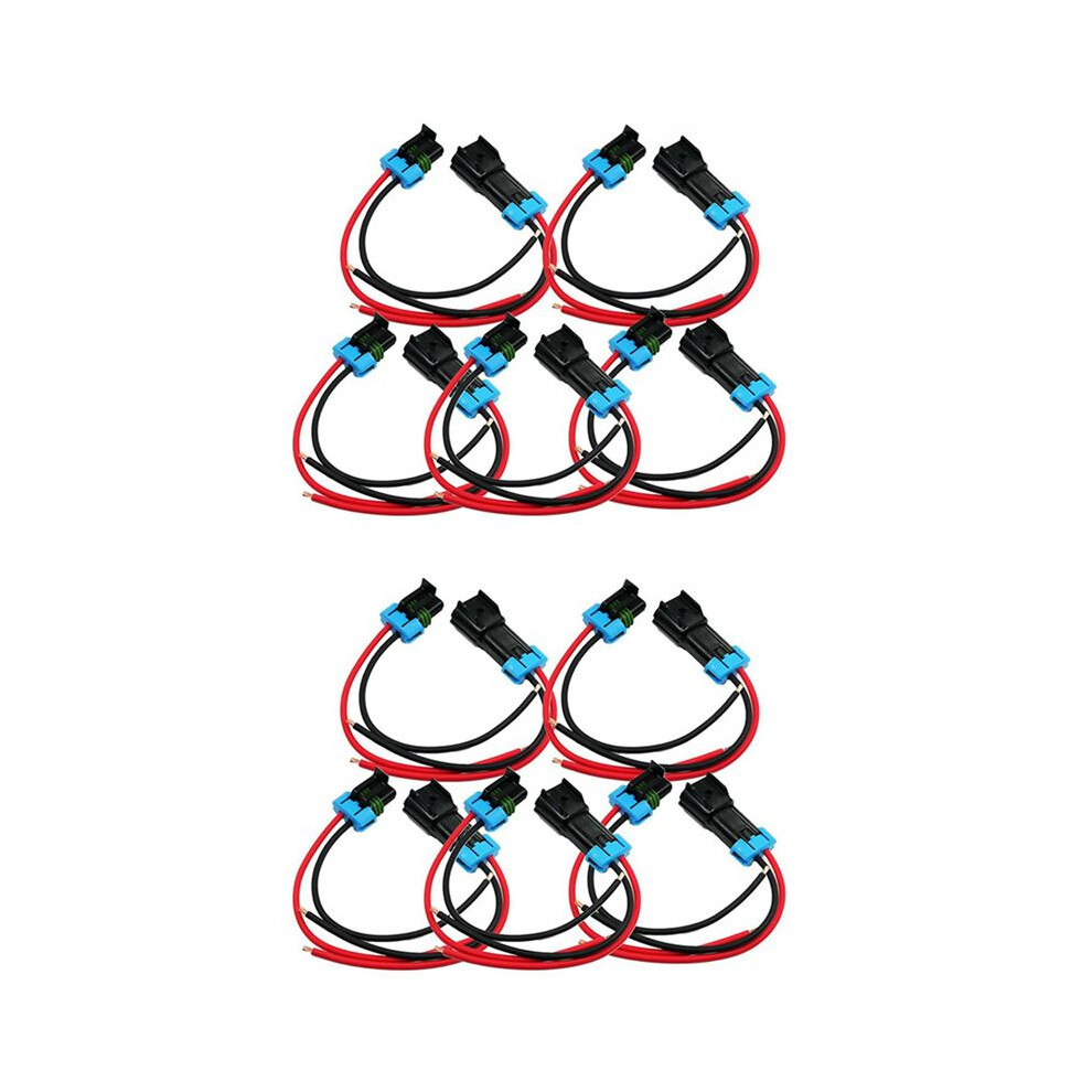Photos - Other Electrical Equipment 10-Pack Metri-Pack 2-Pin 30 Amp, 280 Series Connectors Multi-Function (Male to Female Pigtail 12GA)