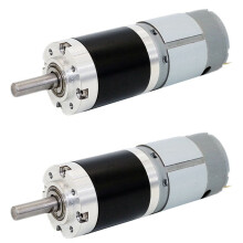 2X 385 Planetary Gearbox Miniature  Deceleration Motor Speed Regulation Low Noise Small 24V Motor Accessories 372 Rpm
