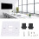 2-Port HD Multimedia Interface Wandpaneel, 86x86mm, Weiß 1