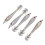 5PCS Hard Fishing Lure Squid Bait Double Hook Artificial White 44g 5