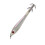 5PCS Hard Fishing Lure Squid Bait Double Hook Artificial White 44g 10