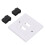 2-Port HD Multimedia Interface Wandpaneel, 86x86mm, Weiß 13