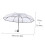 Automatic Transparent Folding Umbrella with OneTouch Open Close, Windproof Compact Travel Design 2