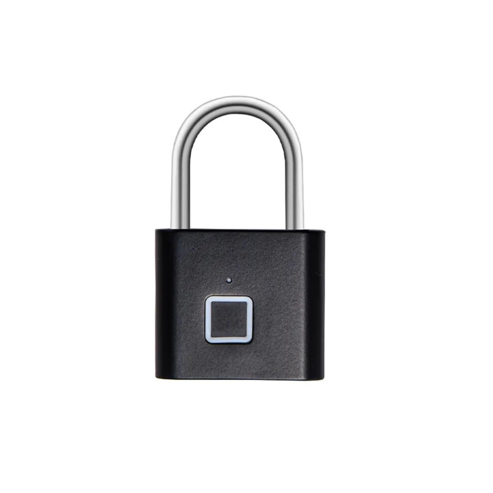 Fingerprint Padlock Outdoor Waterproof Smart Lock With Titanium Shackle And Rapid Unlock 9455672187015