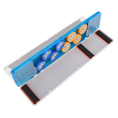Multifunktionale Angelköderbox mit Wickelbrett, Kunststoff & Silikon, 490g 1