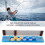 Multifunctional Fishing Float Box Storage Winding Board Plastic Silicone 490g 10