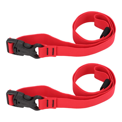 2 Pack Reusable Camping Luggage Straps with Handles Adjustable 1.5m/59in 1