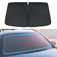 Car Windshield Sun Shade for Volvo XC40 20182023, Heat Resistant Foldable Front Window Shade with Full Coverage