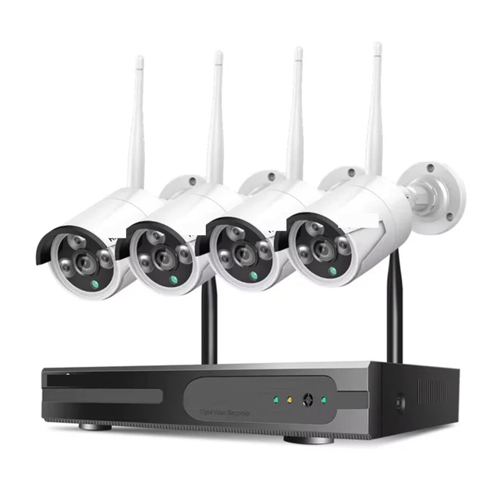 5Mp Wifi Security Camera System With 10Ch Nvr, Wireless Outdoor Cctv Kit, P2p Remote Access 9455672187213