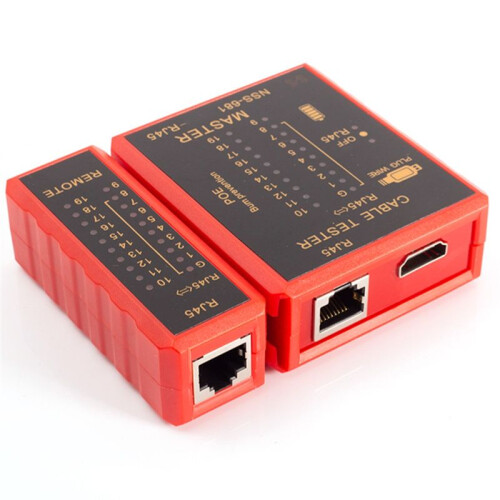 Multifunctional RJ45 POE Anti-Burn Detector Cable Tester 681 High-Definition Digital  Network Cable Tester 2