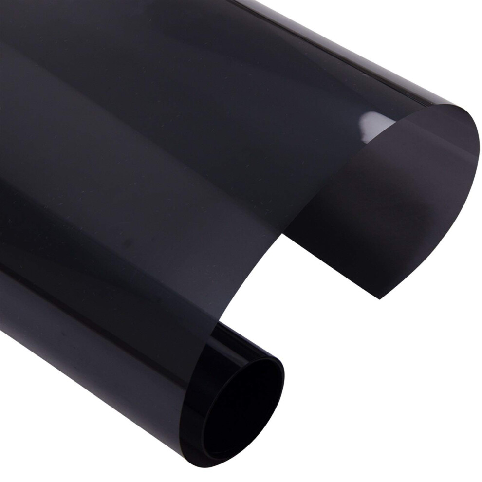 15% Vlt Nano Ceramic Car Window Tint Film 2 Mil Uv And Ir Blocking Heat Resistant Self Adhesive 0.5X5m 9330225973256