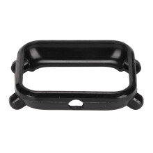 Vollständiger Edge TPU Watch-Case-Bumper für Bip U & POP Smartwatches Schwarz
