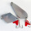 Treble Hook Spinner Baits Sequins Lures Metal Construction Spoon 6