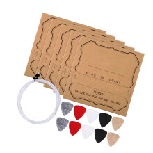5 set ukelele nylon snaren en 10 vilten plectrums voor