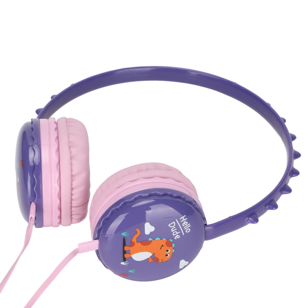 Kids Wired Headphones 3.5Mm Jack, Adjustable, Stereo, Purple 4941390529725