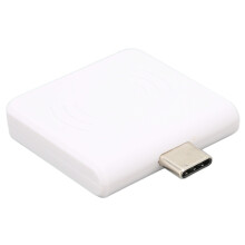 R65 RFID Card Reader Type-C OTG 125KHz/13.56MHz White