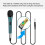 Dynamic Cable XLR Microphone 3m Handheld Cardioid for Speakers 13