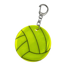 Reflective Volleyball Pendant-fluorescent yellow