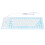 Silicone Wired Keyboard 85 Keys Waterproof Dustproof Blue 2