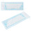Silicone Wired Keyboard 85 Keys Waterproof Dustproof Blue 3