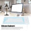 Silicone Wired Keyboard 85 Keys Waterproof Dustproof Blue 8