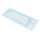 Silicone Wired Keyboard 85 Keys Waterproof Dustproof Blue 16