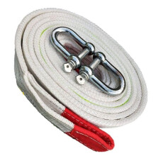 Heavy Duty Reflective Tow Strap for Seat Ateca 20162024, Nylon Recovery Rope with Quick Hooks